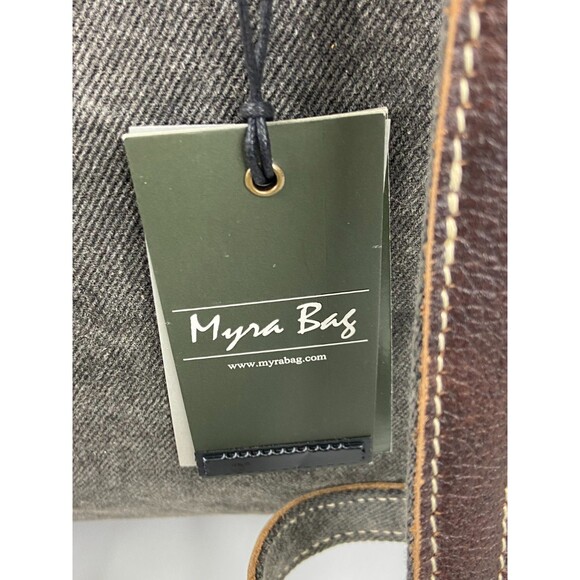 Myra Bag Dough Backpack Abstract Design Cowhide Tassel Leather Strap NWT main image 6